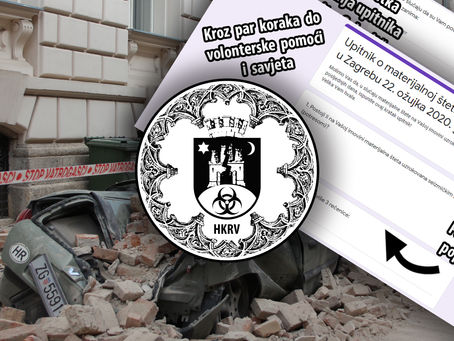 Pomoć, savjeti i informacije za prijavu štete prouzročene potresom u Zagrebu (HKRV)