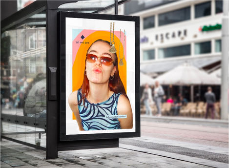 An OOH promotional poster mock up
