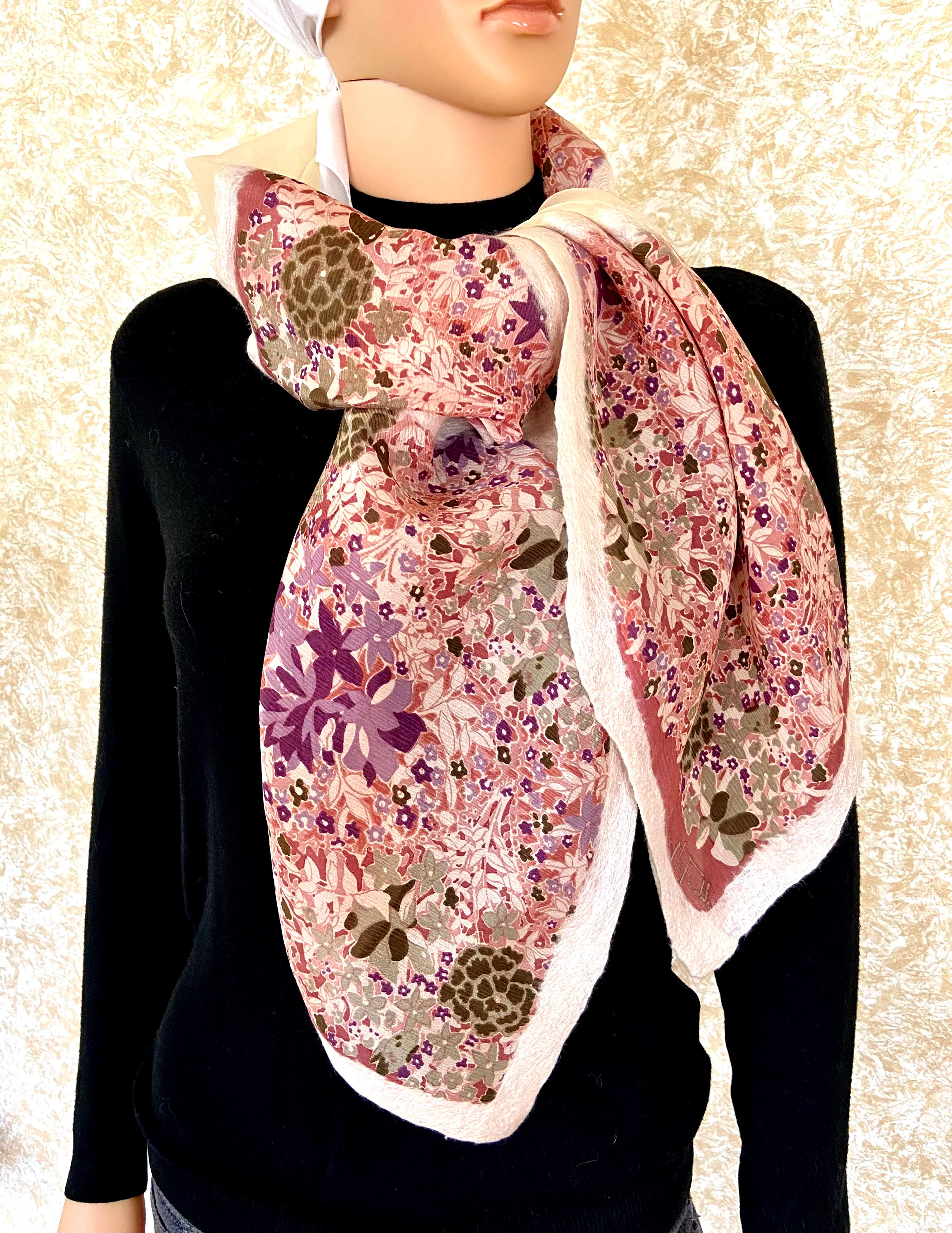 Nuno felted scarf "Provence"