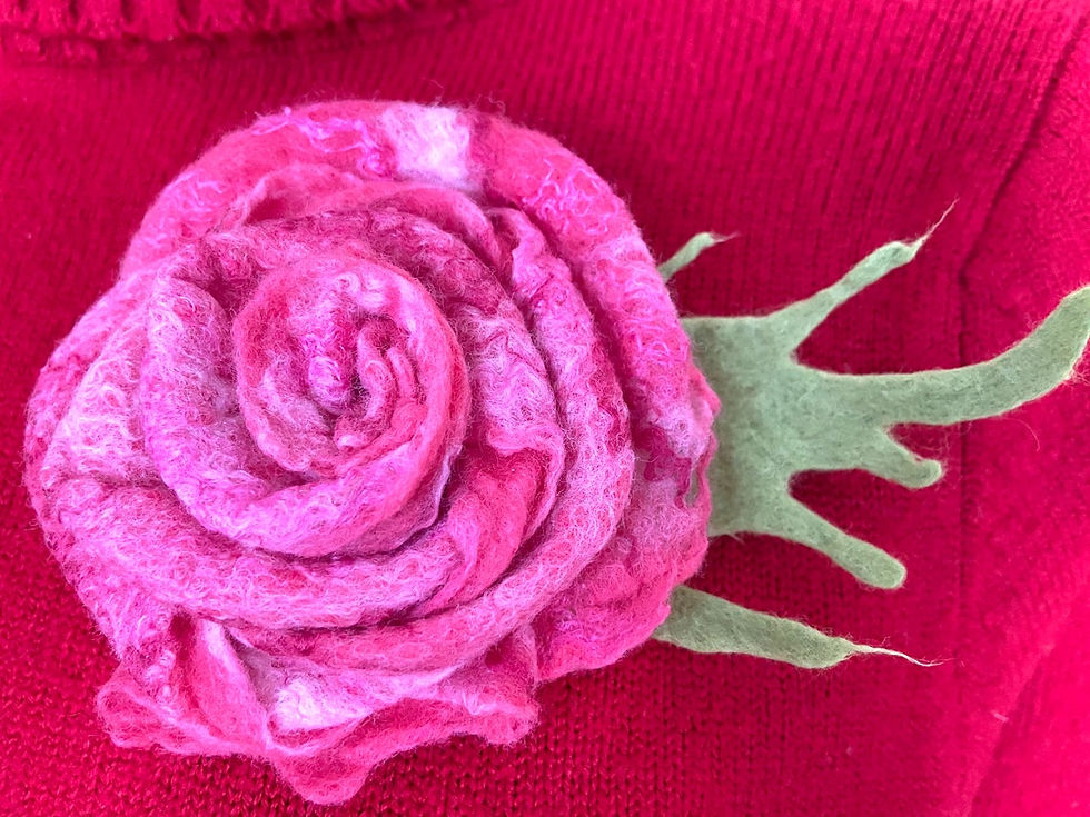 Thumbnail: Felted brooch