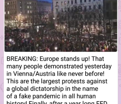 Vienna / Austria Protests...