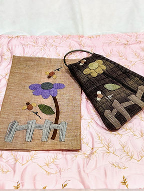 Turned edge hand applique