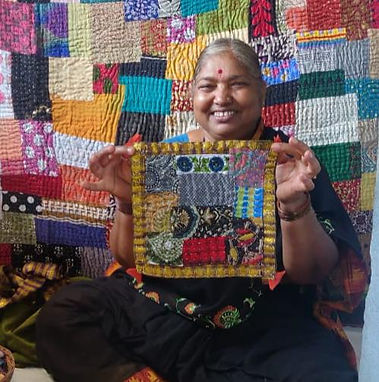 Traditional hand quilted Kowdhi of Uttara Kannada region of India
