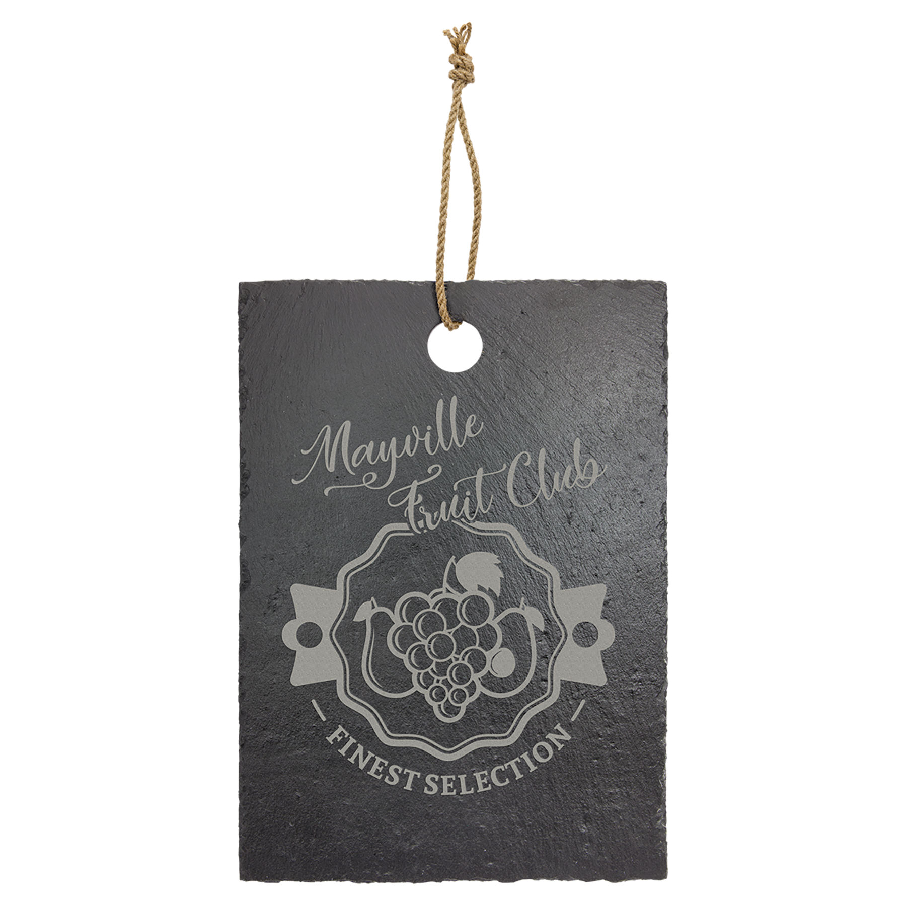 Rectangle Slate Sign and Cheese Serving Tray