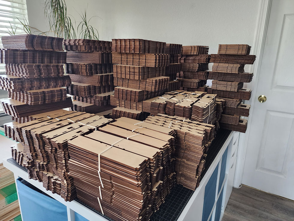 bulk laser cut wood parts