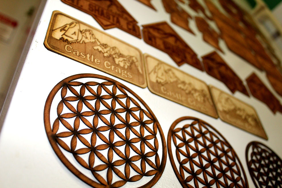 Wood Stickers & Magnets