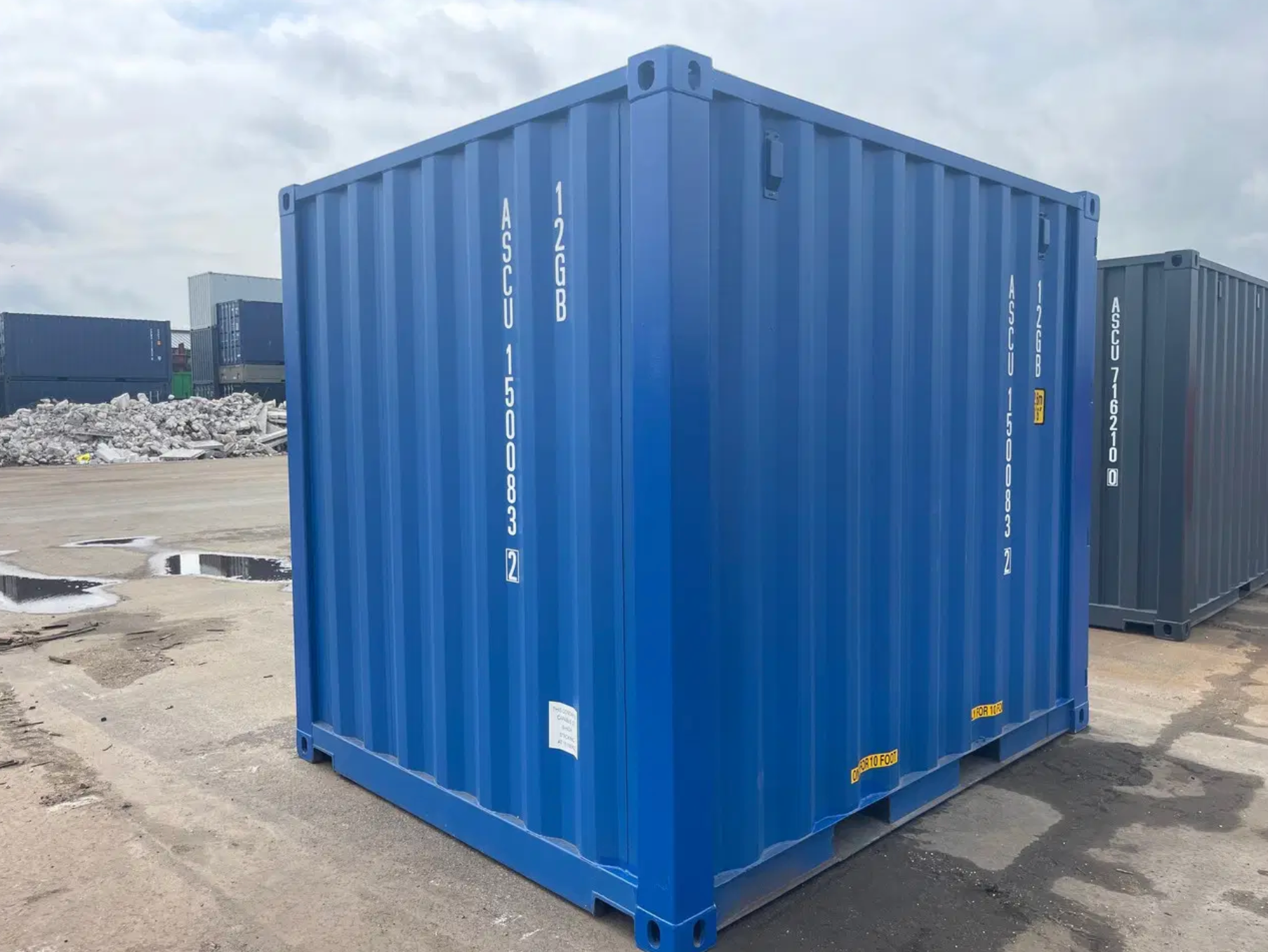 10 ft Heavy-Duty Steel Storage & Transport Container for sale