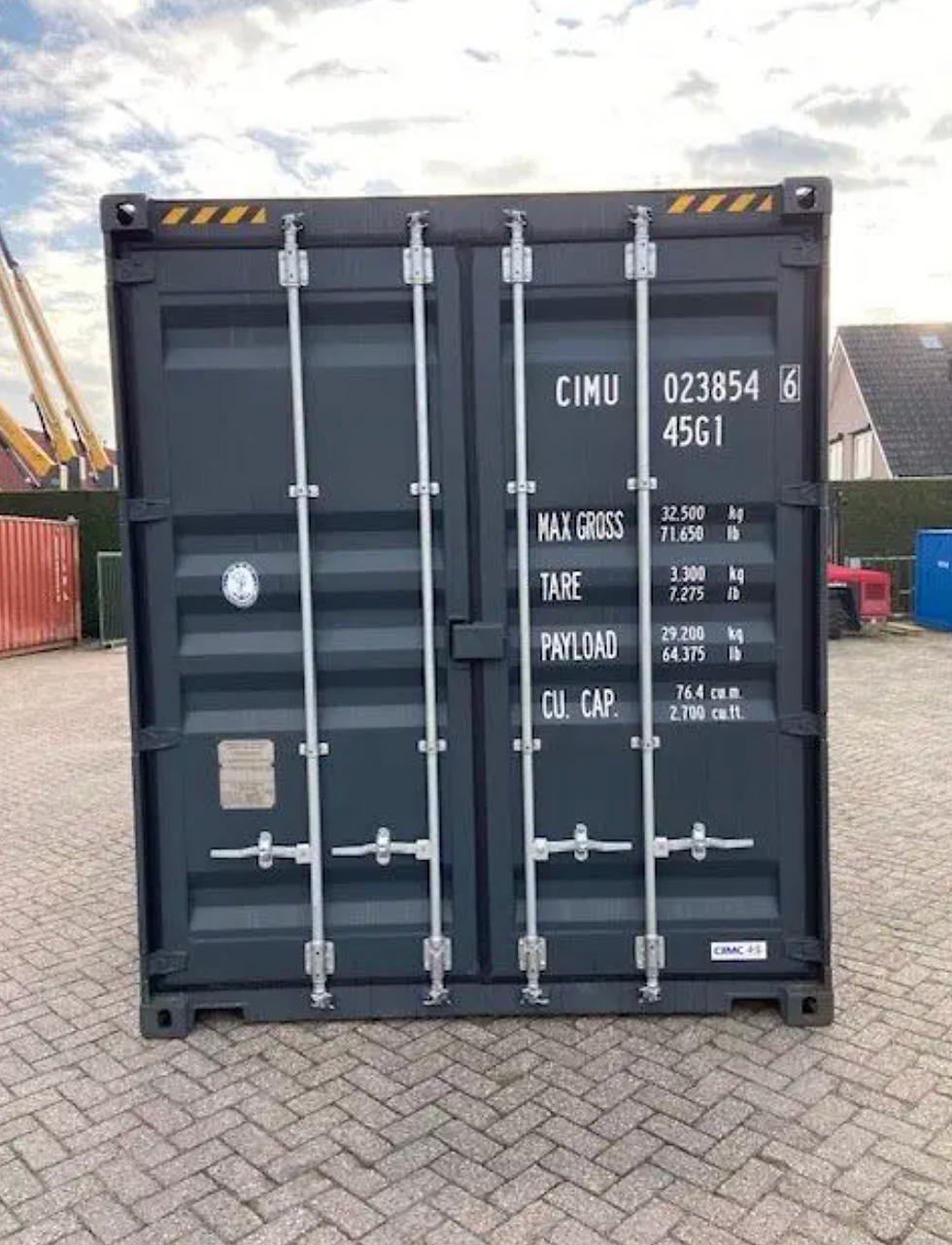 Thumbnail: 40 ft High Cube Shipping Container - RAL 7016 