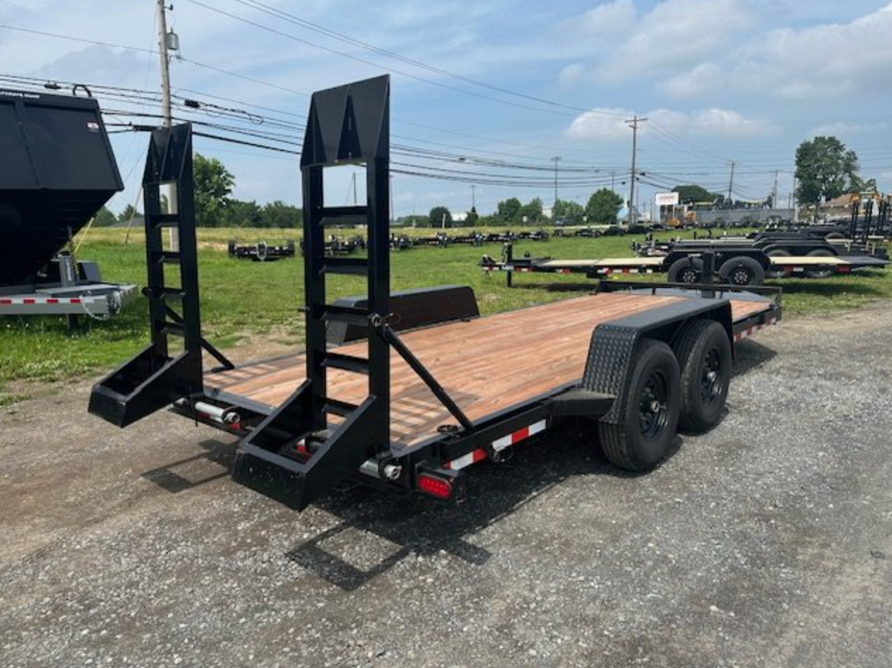 2024 BWise 7x18 Heavy Duty Equipment Trailer