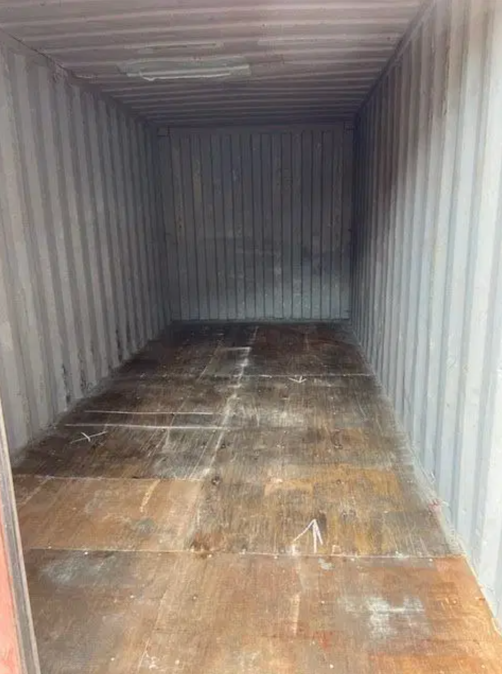 Used 20 ft Ground-Level Storage Container - Wind & Watertight