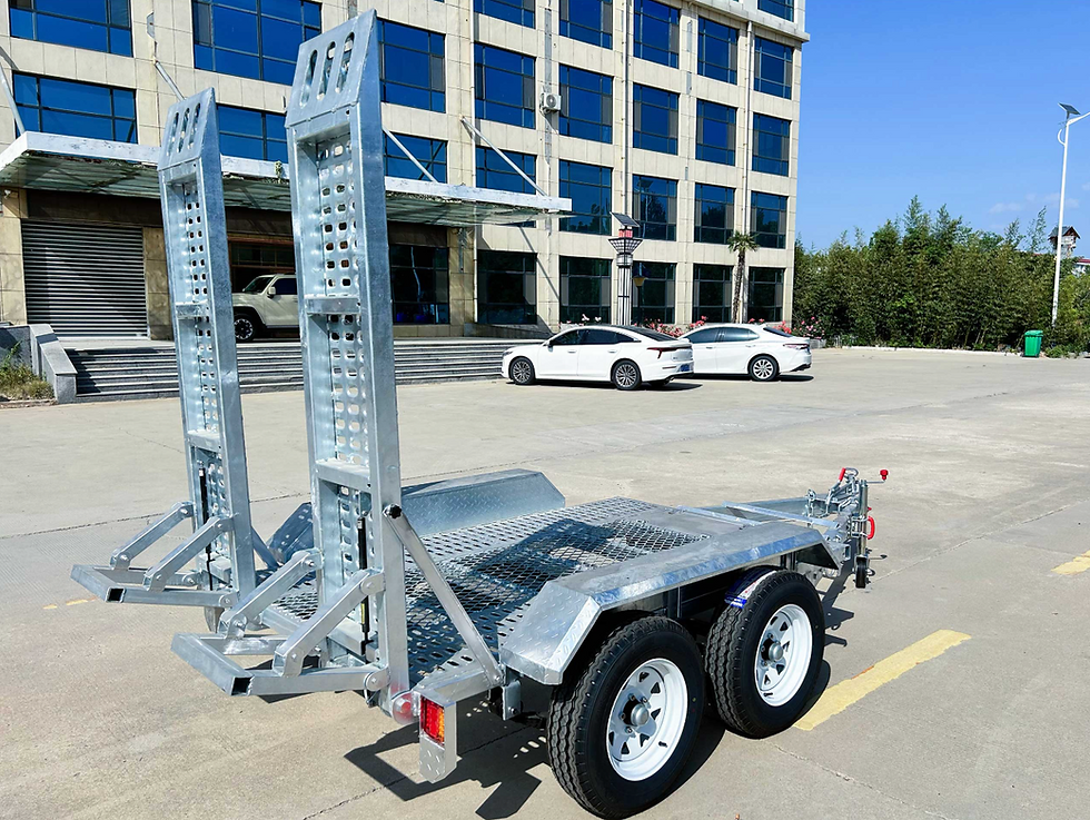 Thumbnail: 8x5 heavy-duty galvanised tandem axle plant trailer