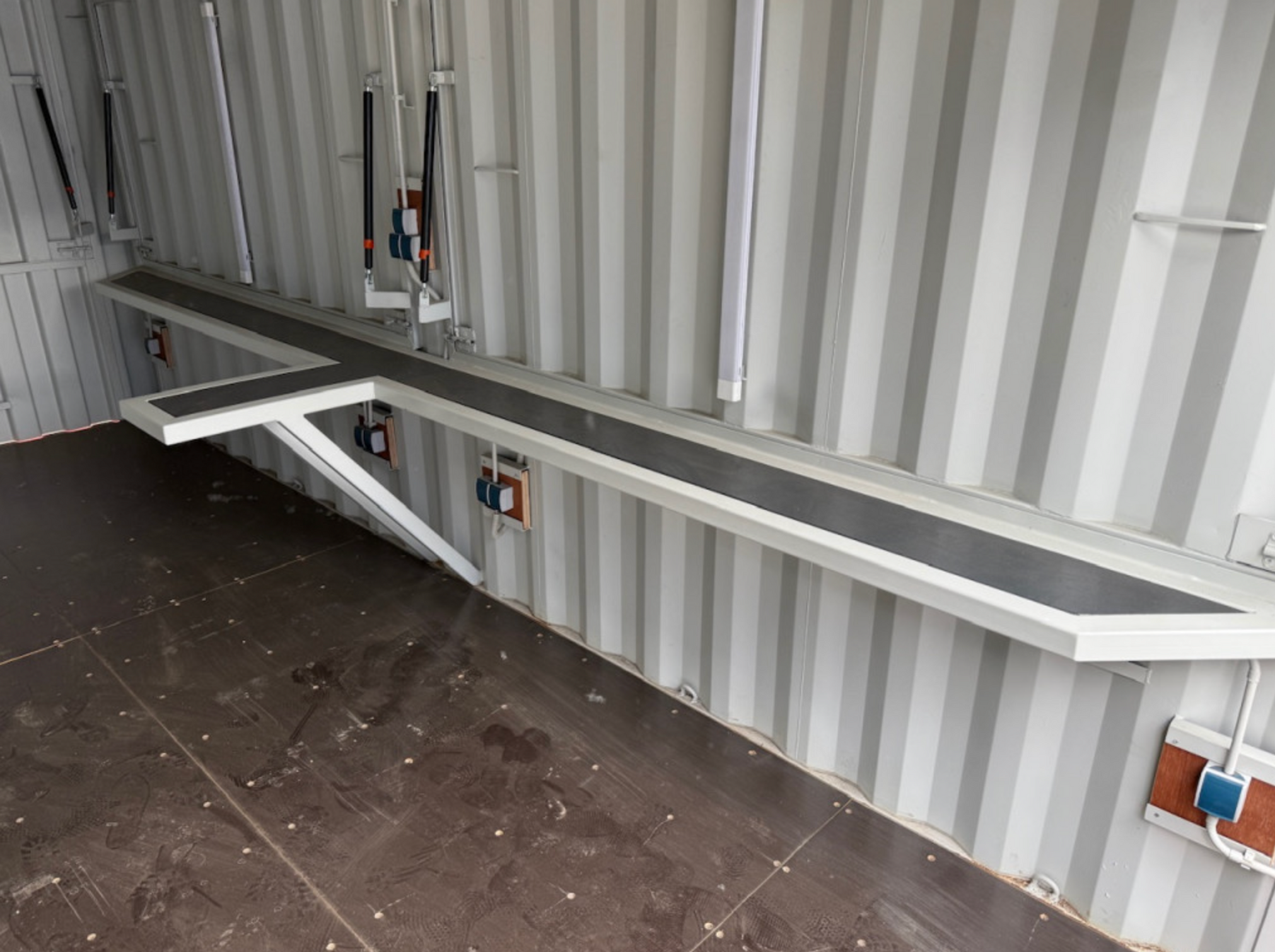 20ft Modular Pop-Up Event Bar Container with Integrated Counter/Electrical Pack