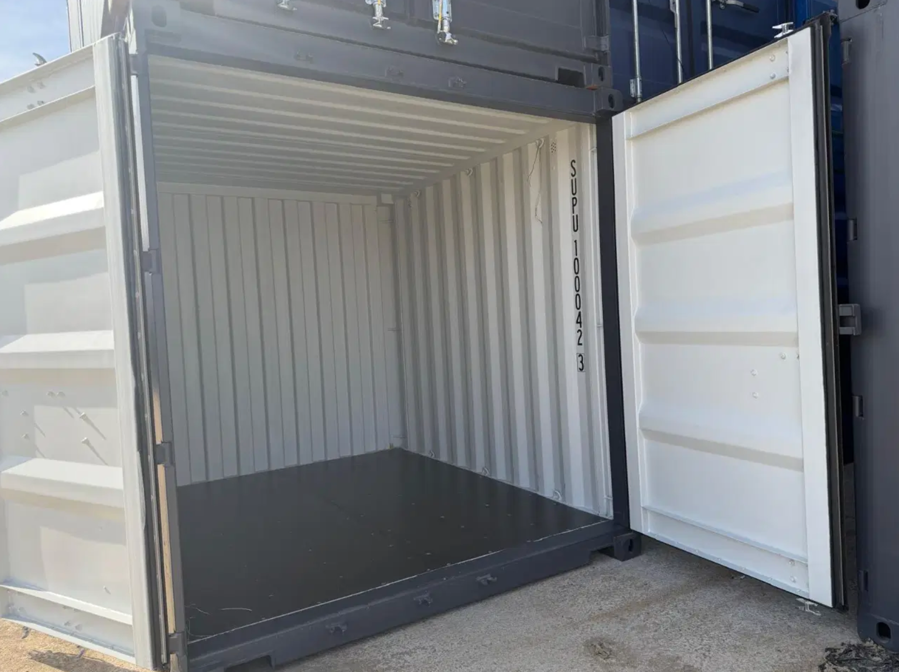 10 ft Standard Steel Storage Container - Grey for sale