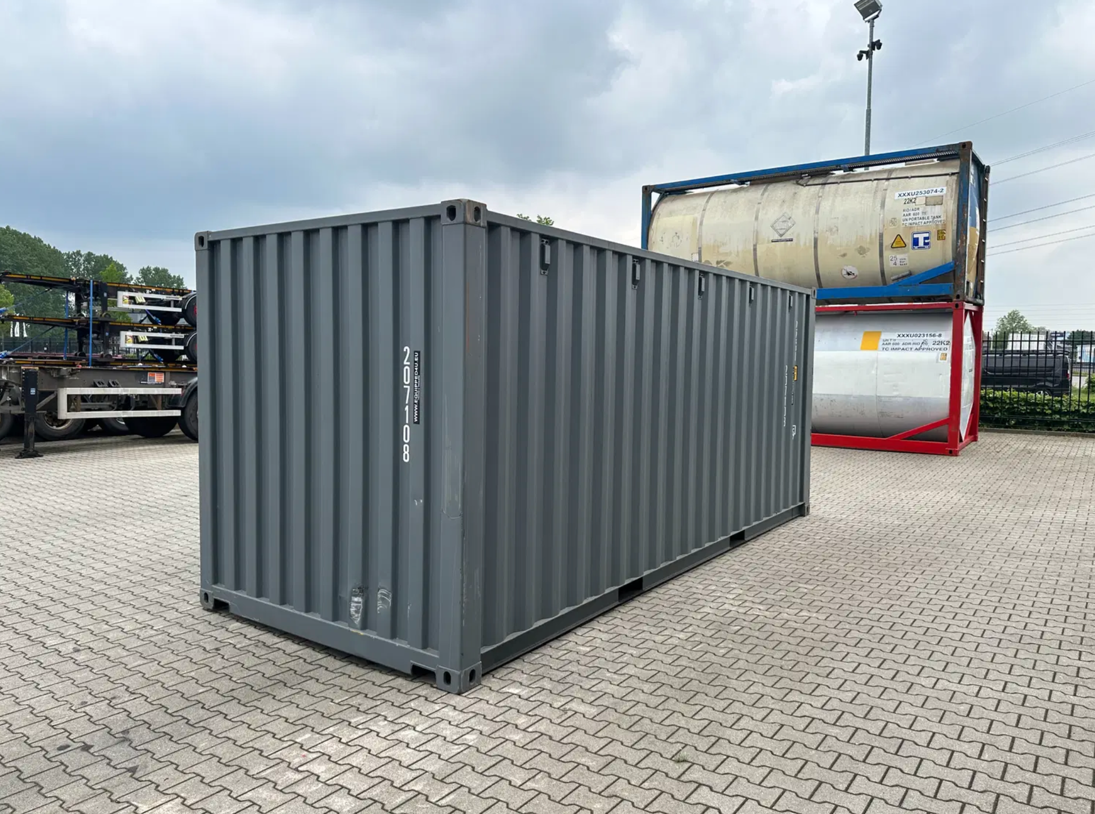 New One-Trip 20ft ISO Standard Dry Van Shipping Container for sale