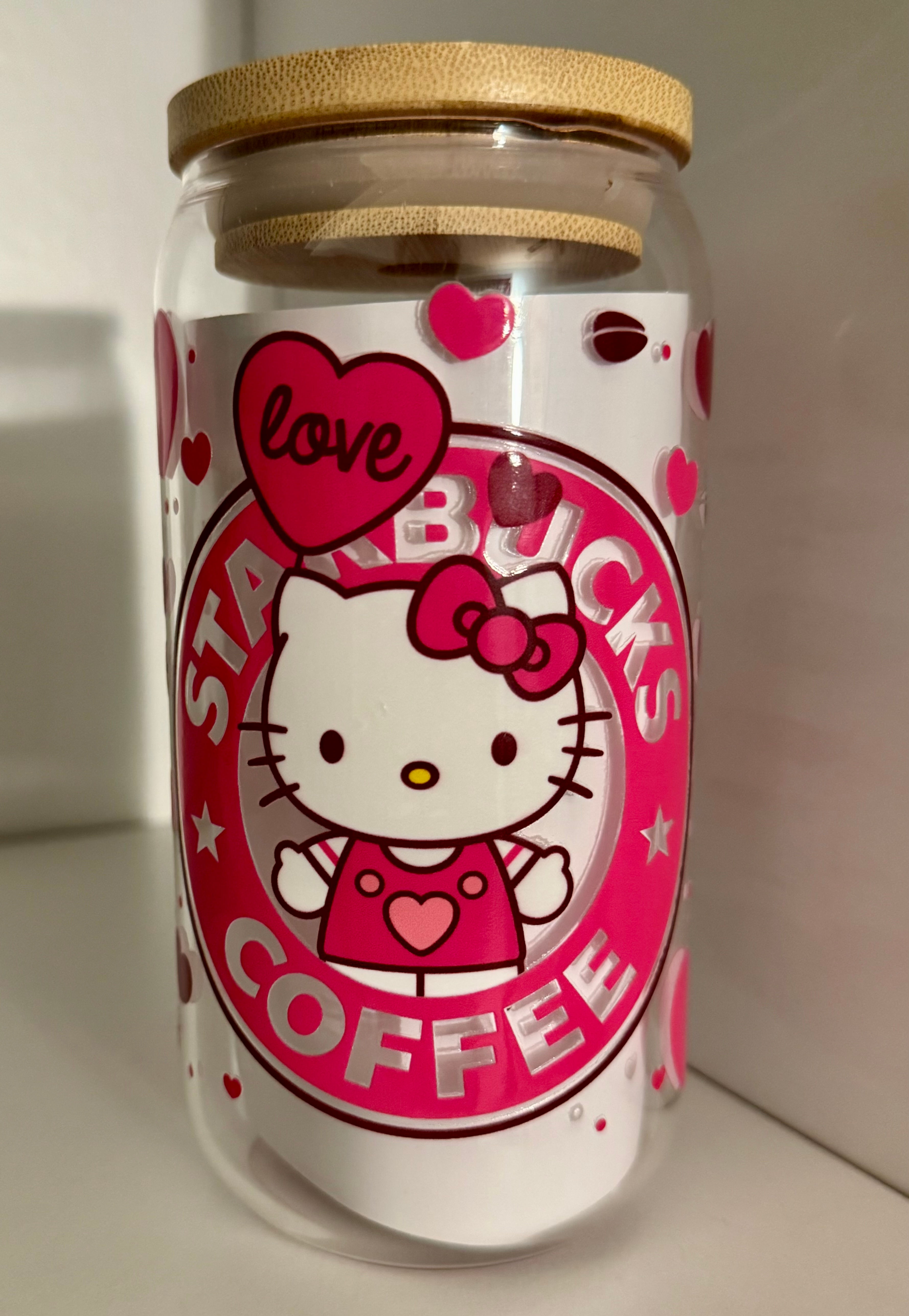 HK Love - Glass 16oz Tumbler