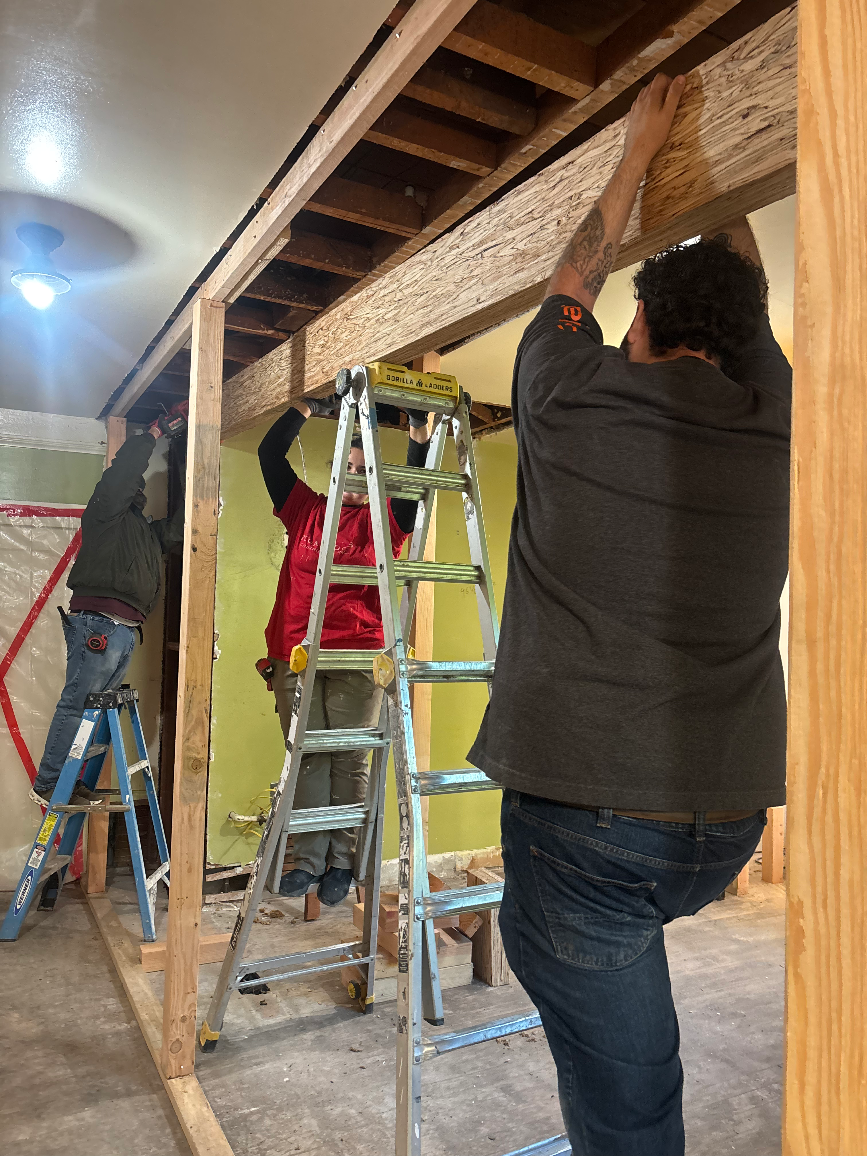 Historic-home kitchen construction
