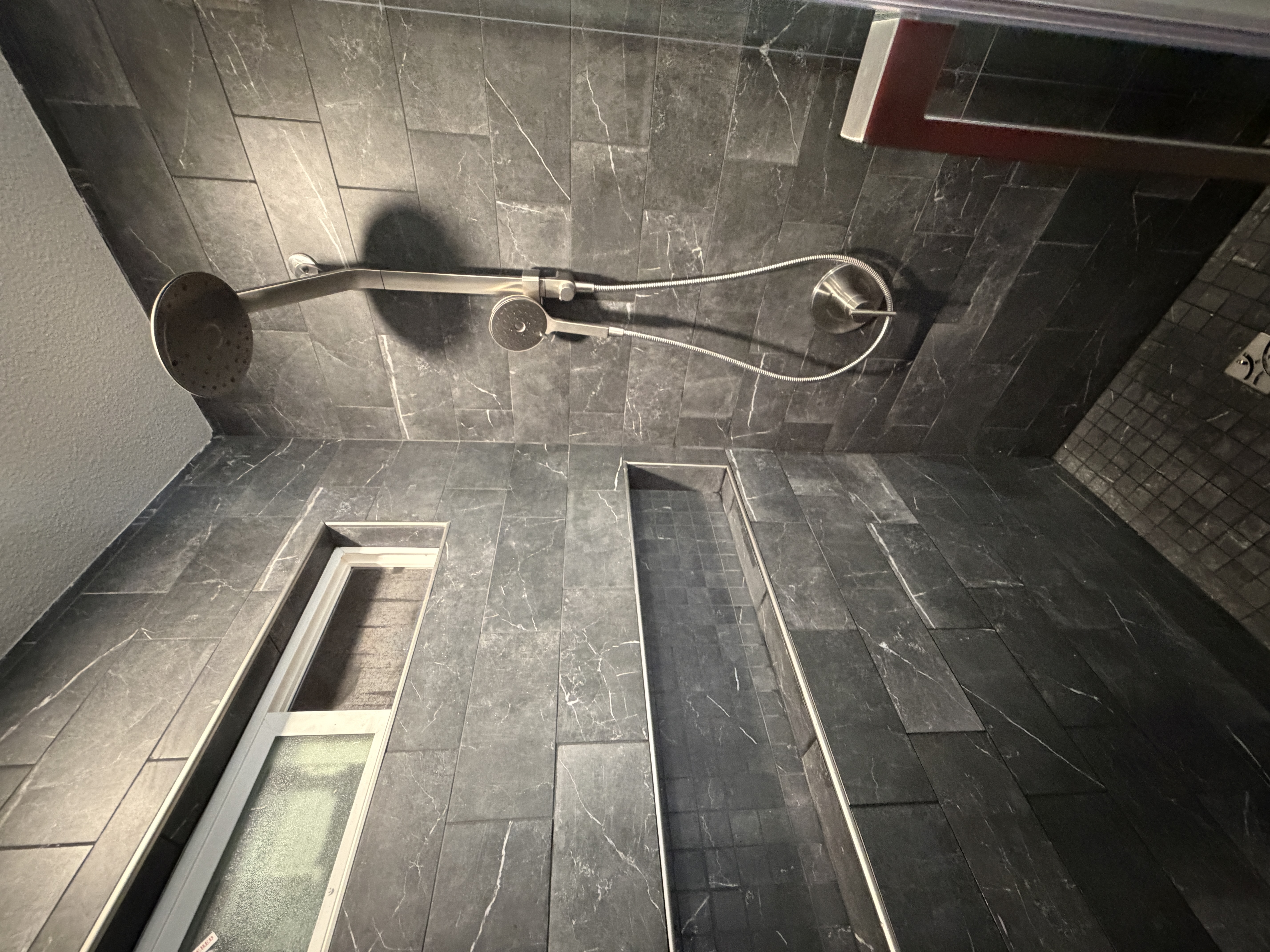 Modern tile shower