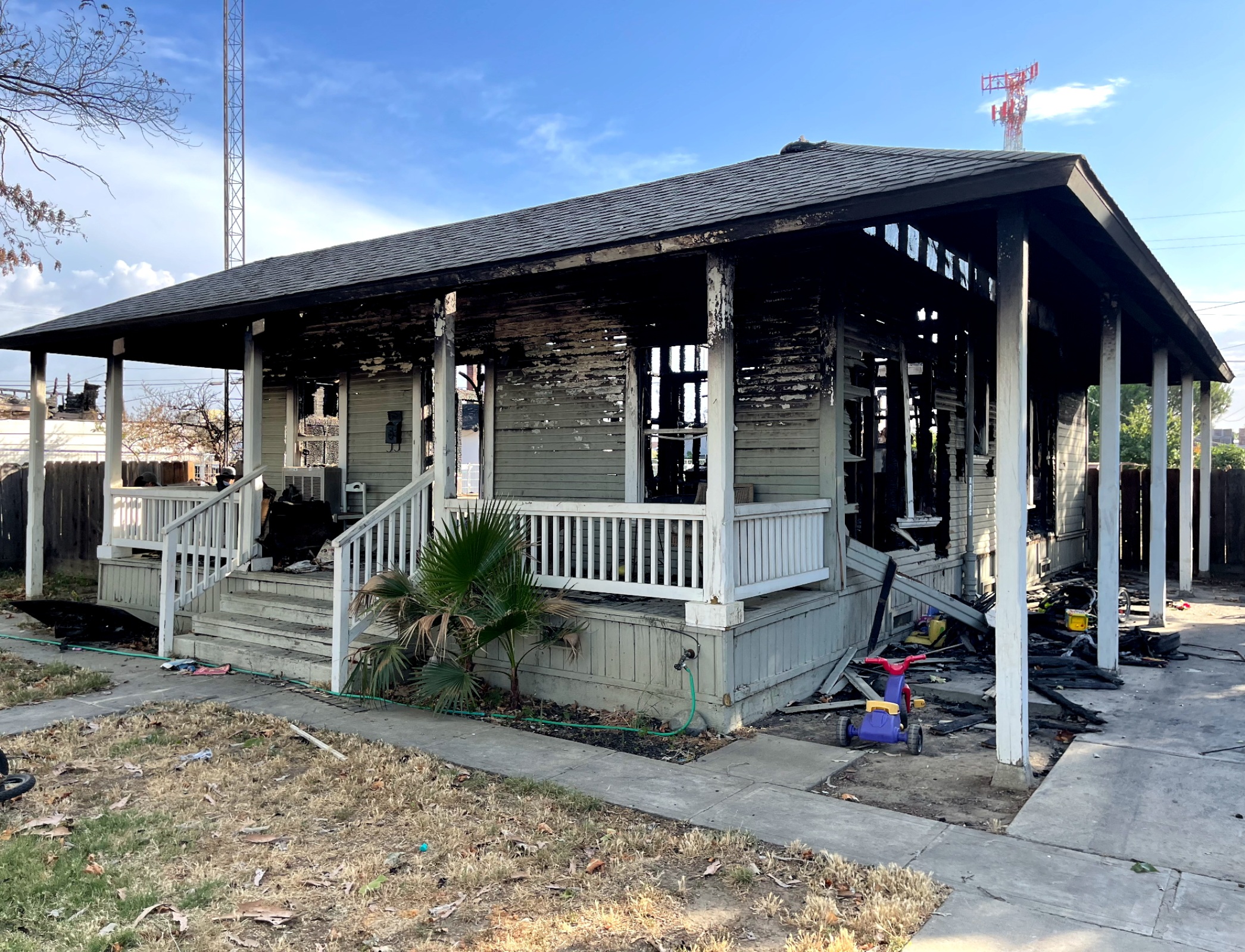 House reconstruction after fire