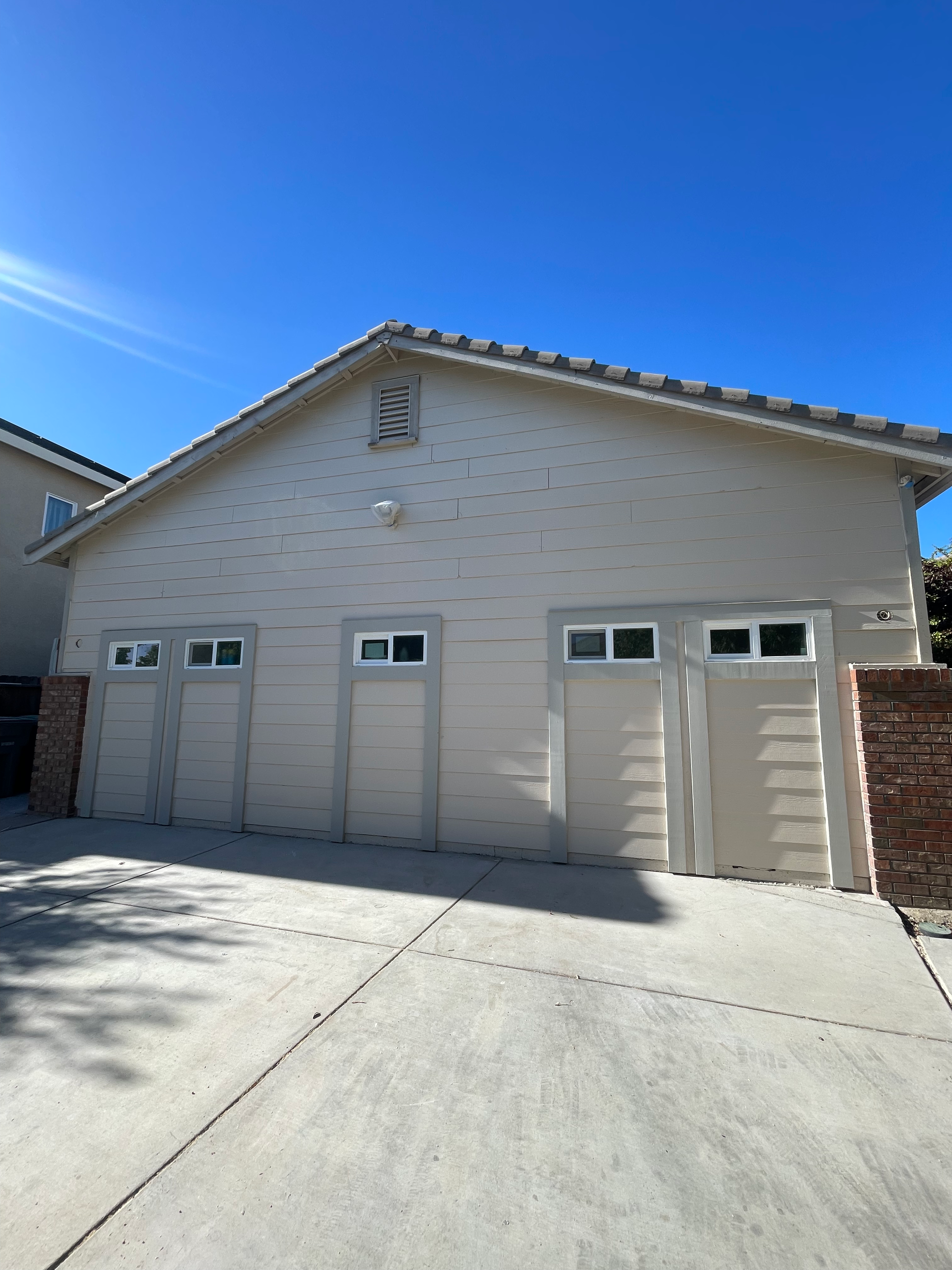 Garage conversion exterior