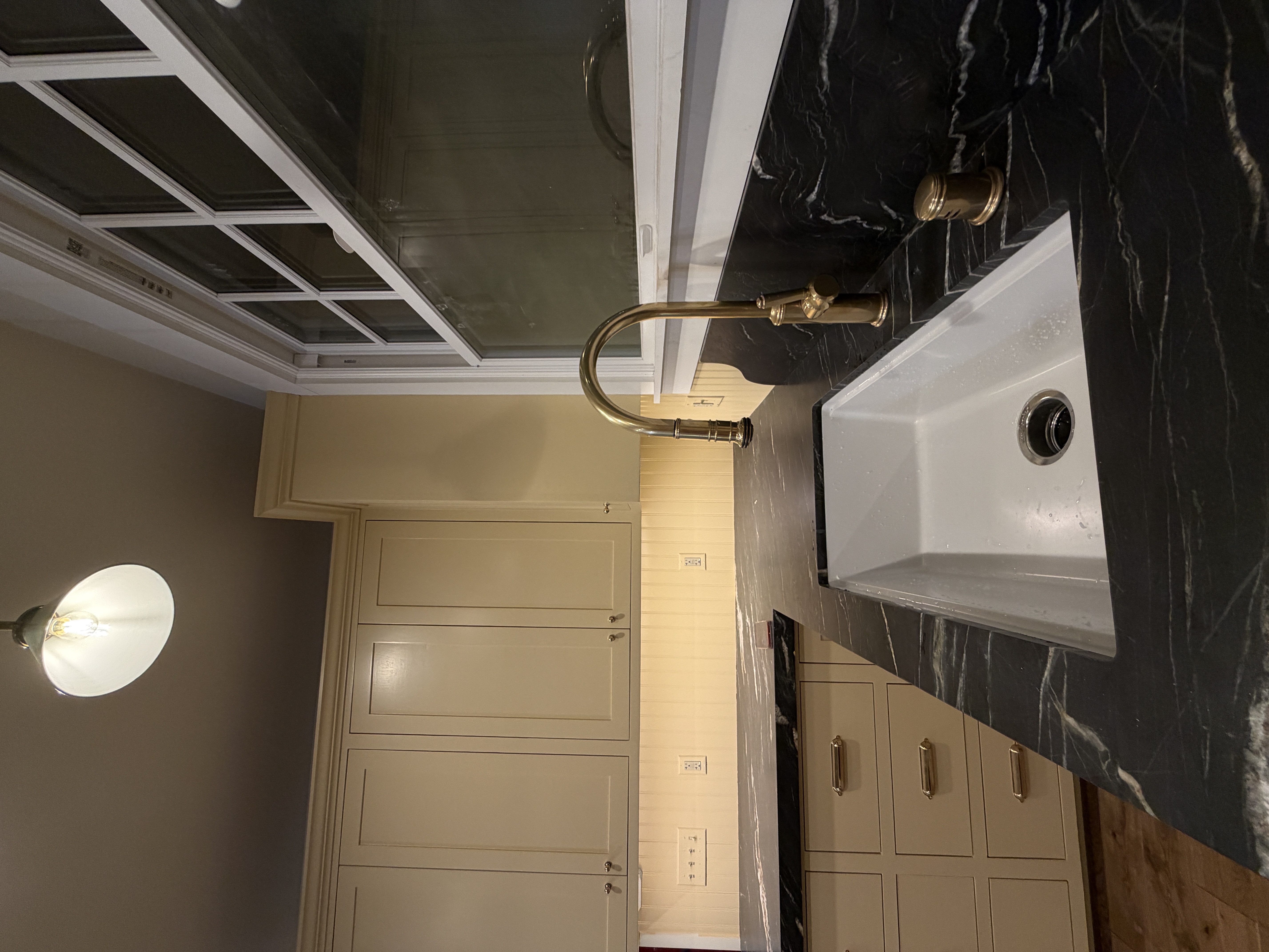 Finished residential kitchen