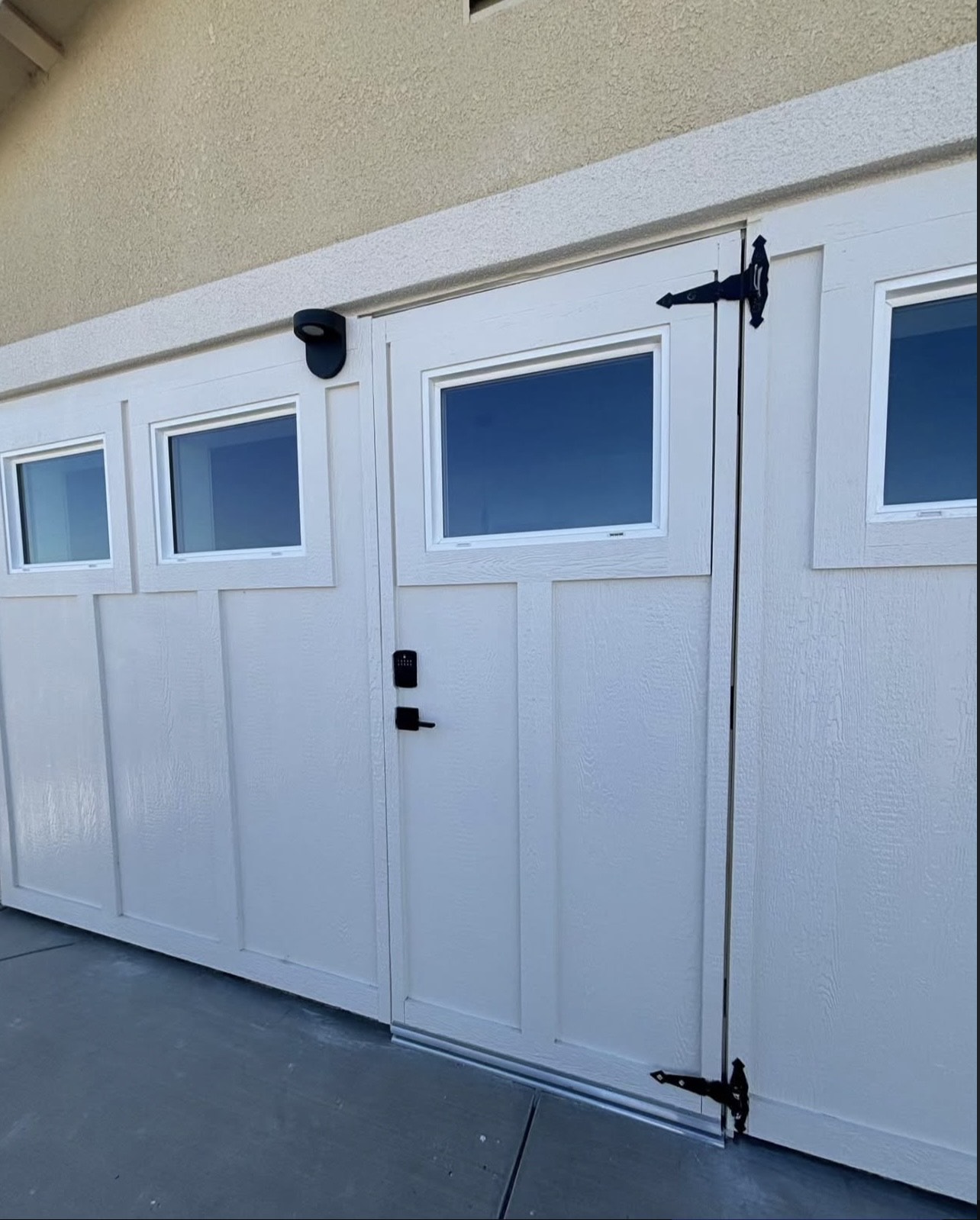 Garage conversion entry