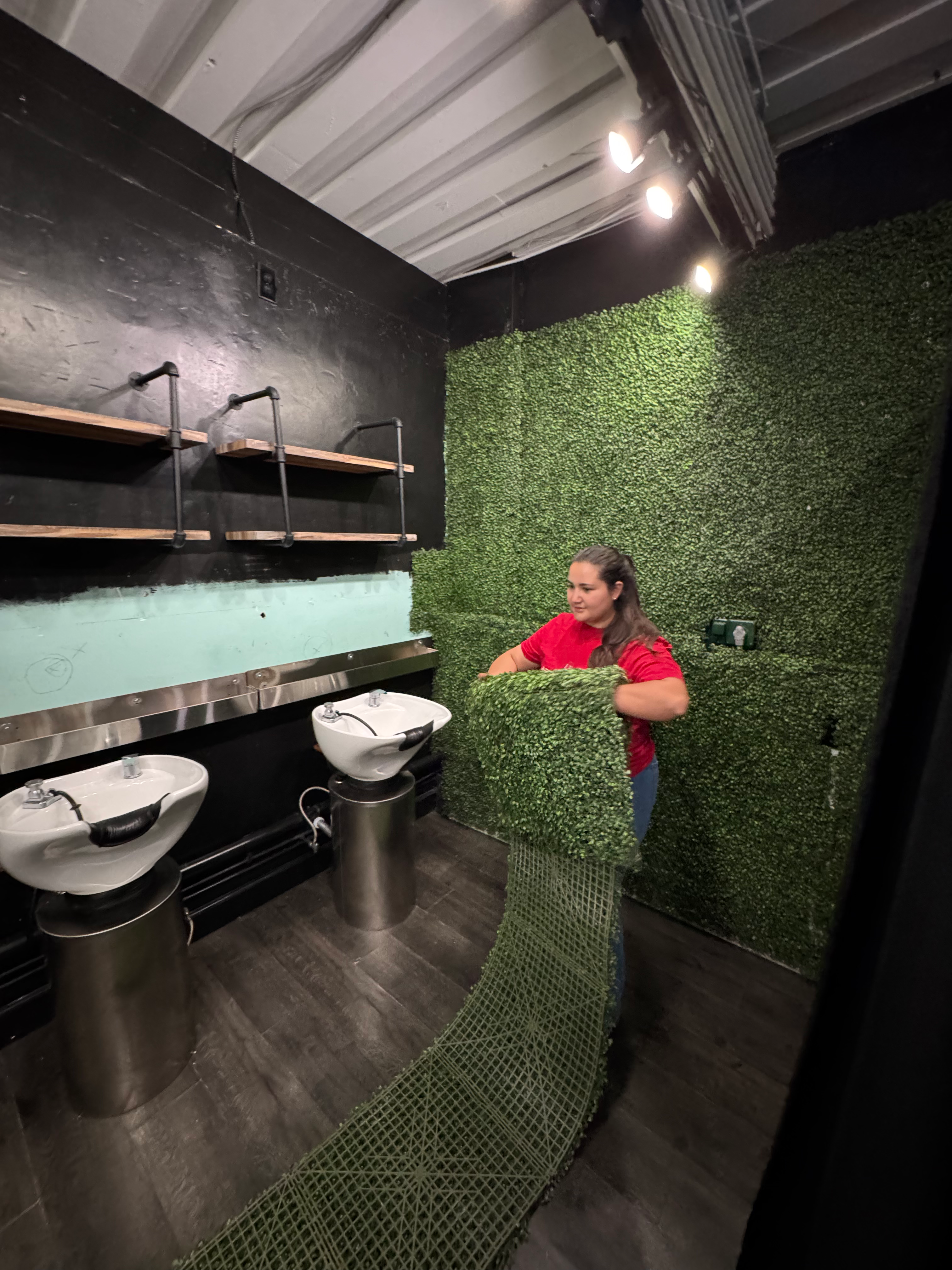 Wash station installation
