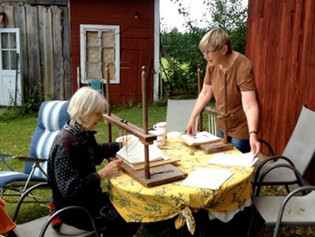 På Bokbindarkursen!