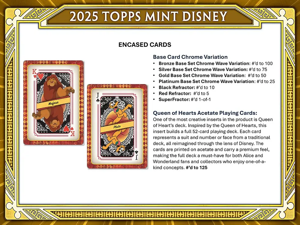 Thumbnail: Disney Mint Hobby Box Topps 2025