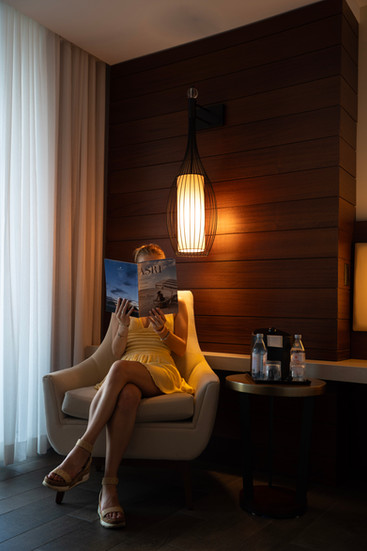 Relaxing in a Gulf view room at JW Marriott Marco Island Beach Resort