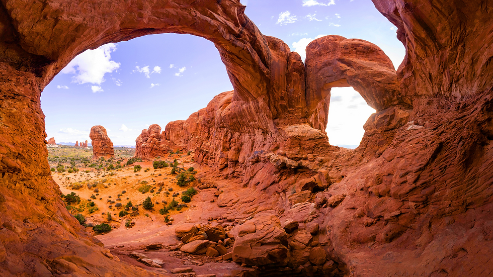 Double Arch in Arches National Park