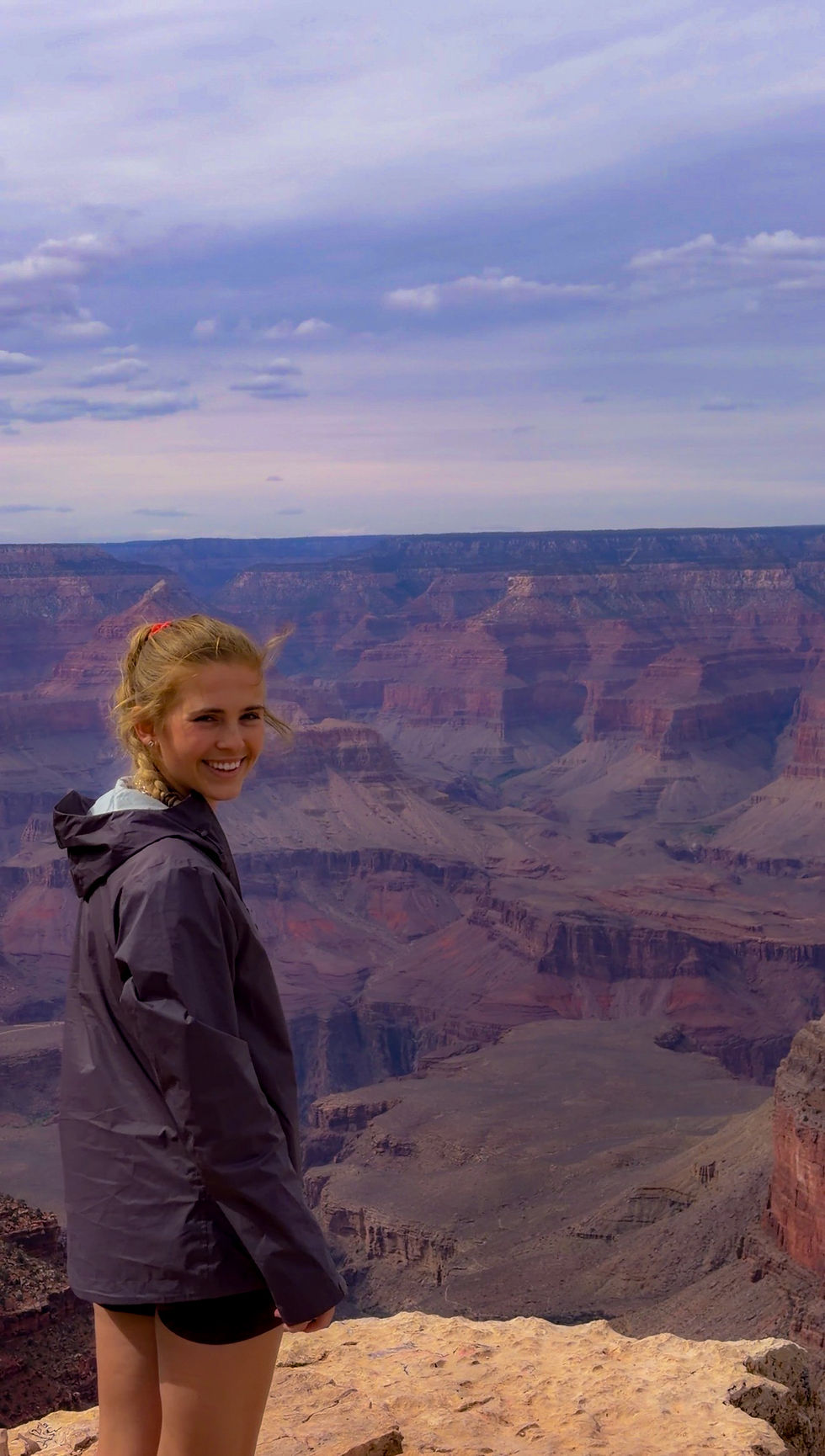 sunrise at grandview point in the grand canyon