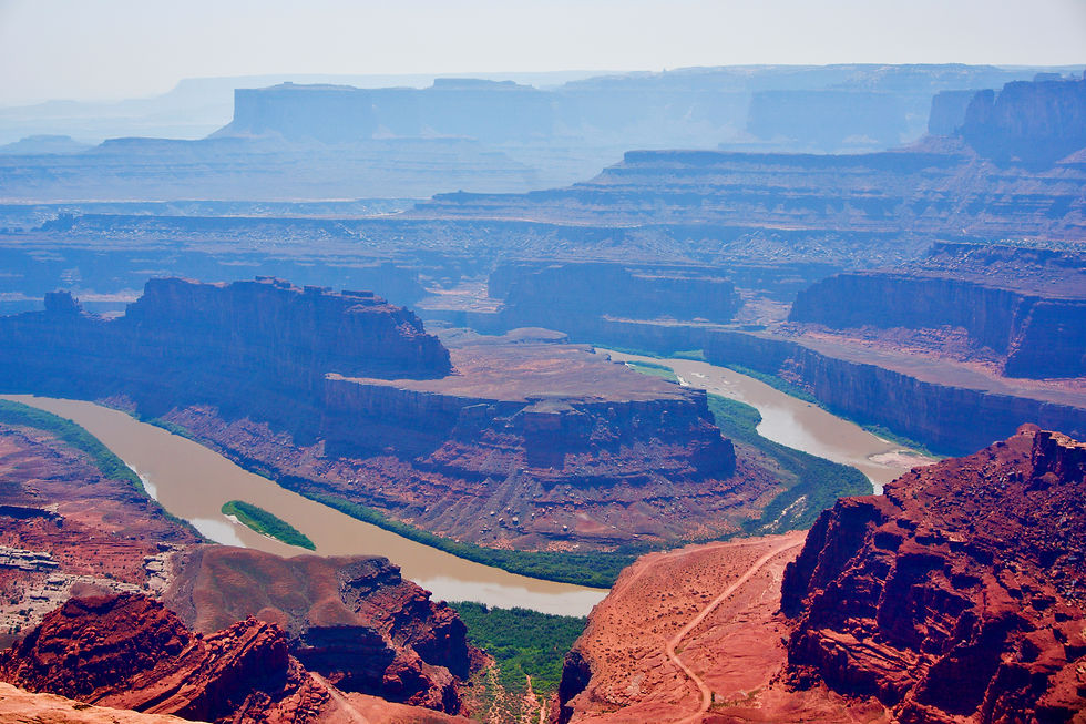 River views from Dead Horse Point State Park