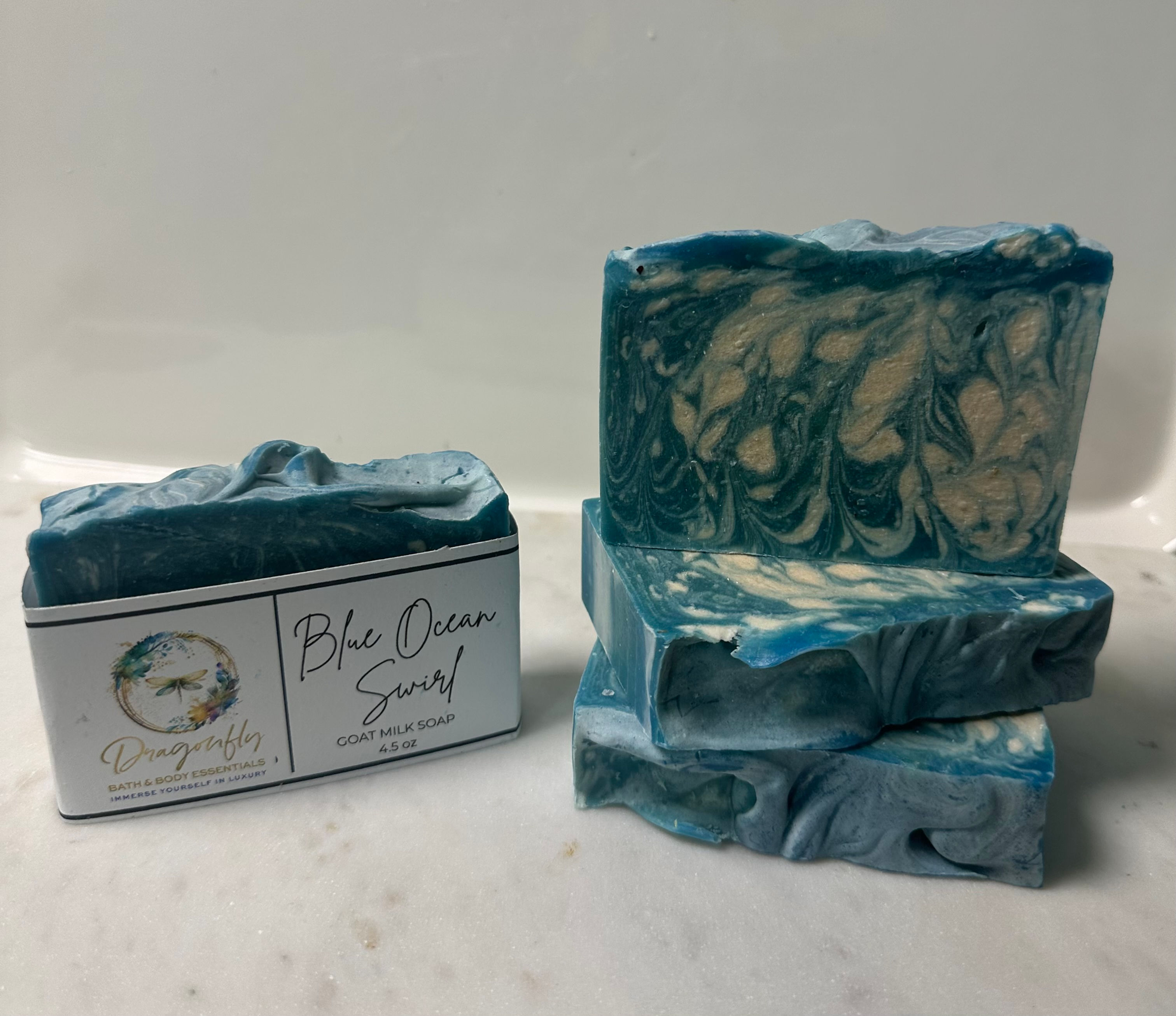 Blue Ocean Swirl
