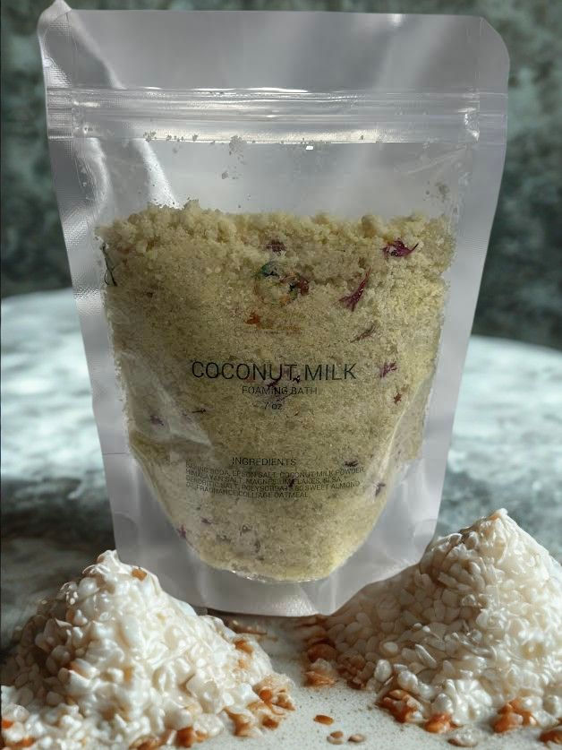Foaming Coconut Milk Bath