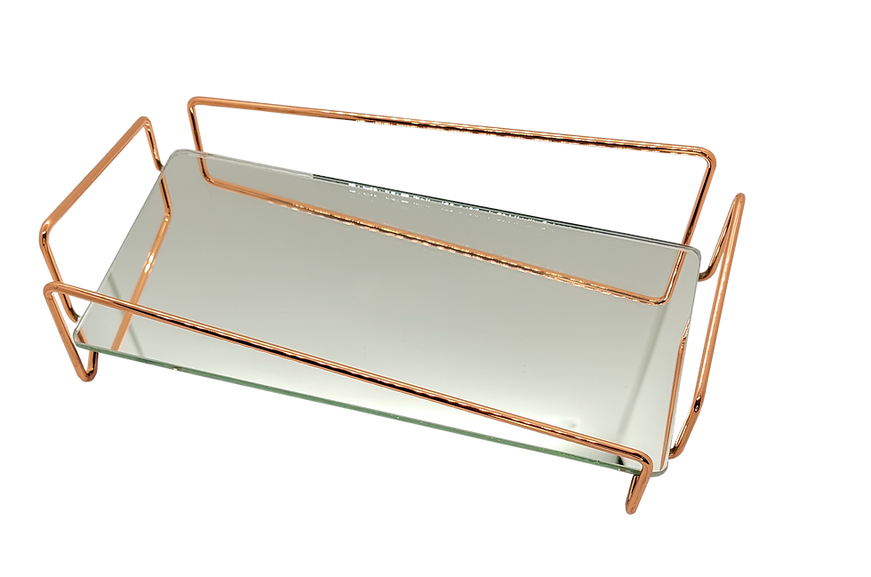 Miniatura: Bandeja Ângulo 10x20 cm Gold