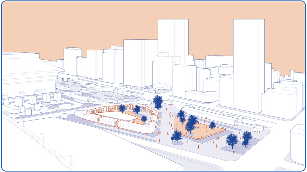 疫情後的臺北車站周遭