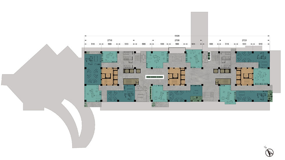 辦公室標準平面圖