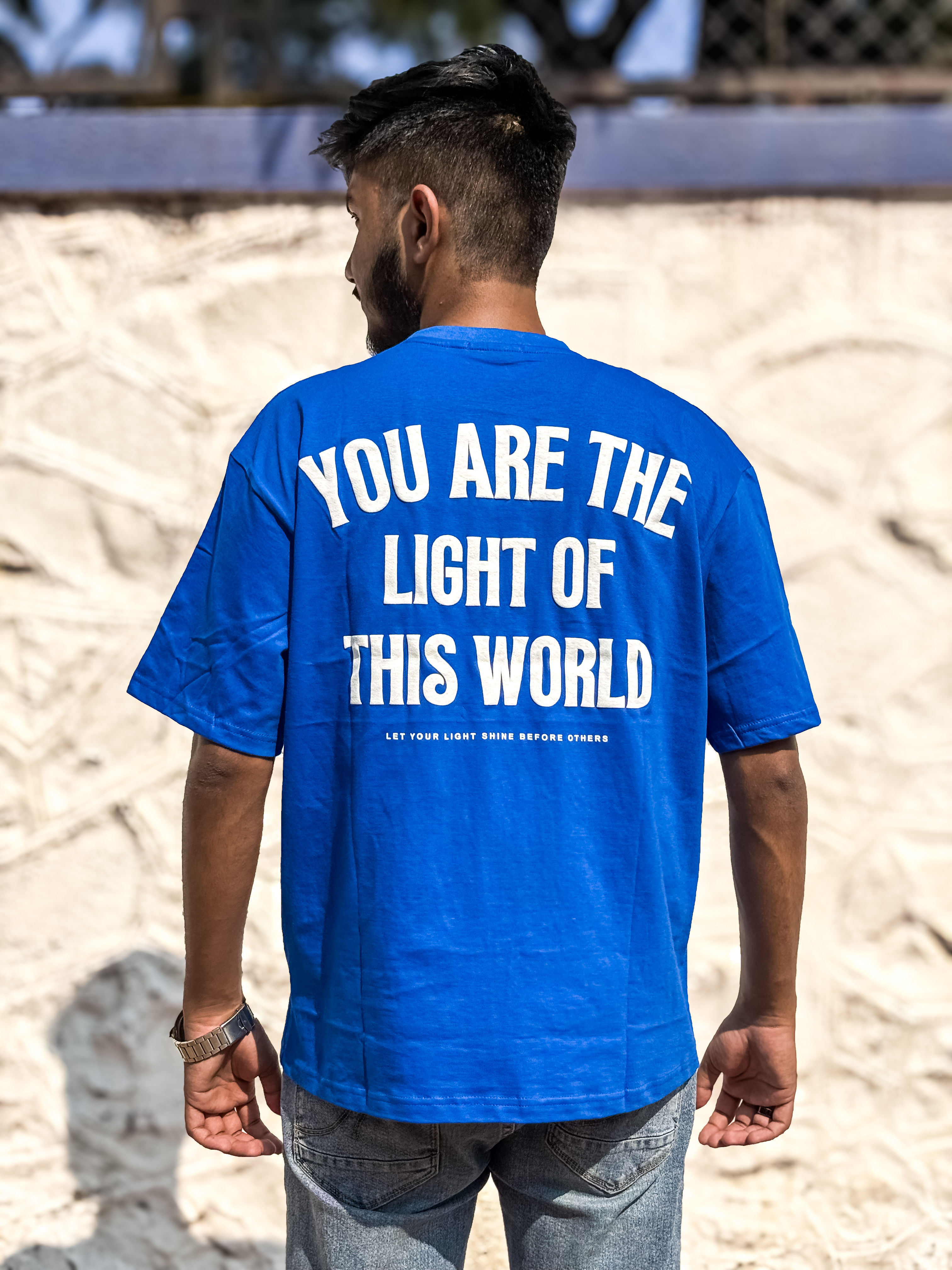 LIGHT OF THIS WORLD Oversized T-shirt