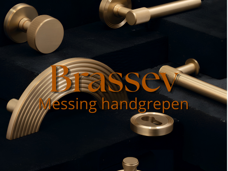 Brassev - luxe messing handgrepen voor stalen deuren
