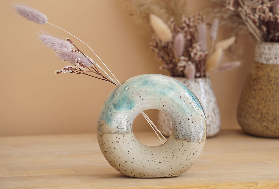 Thumbnail: Mini Kronus ceramic vase | Donuts