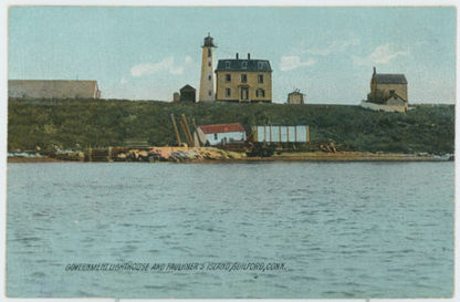 NAH-427.B Government Lighthouse and Faulkner’s Island Guilford, Conn. Faulkner’s Island.jp