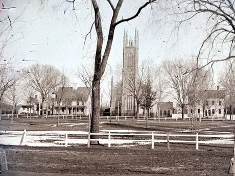 N-509 East side of Green Christ Episcopal Church, 11 Park St c1865                        