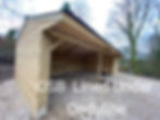Thumbnail: 12ft x 20ft Carports plus 6ft Workshop Carports Canopy and Workshop 25mm