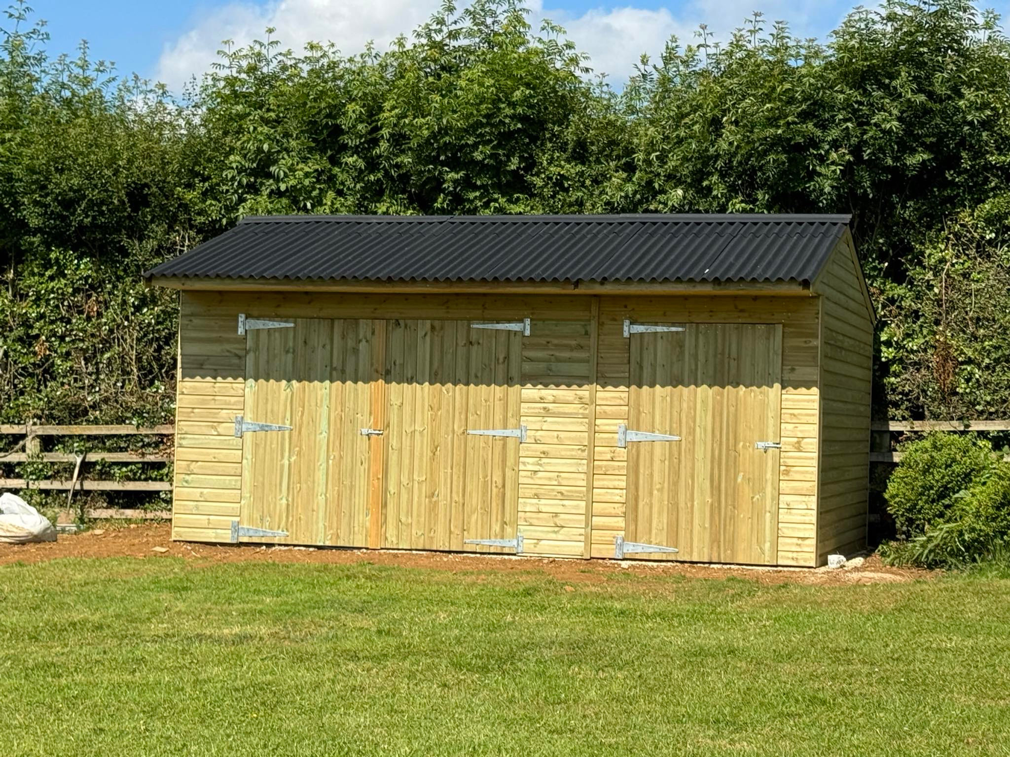 12ft x 12ft Shed / Feed Room plus 6ft Shed / Tack Room
