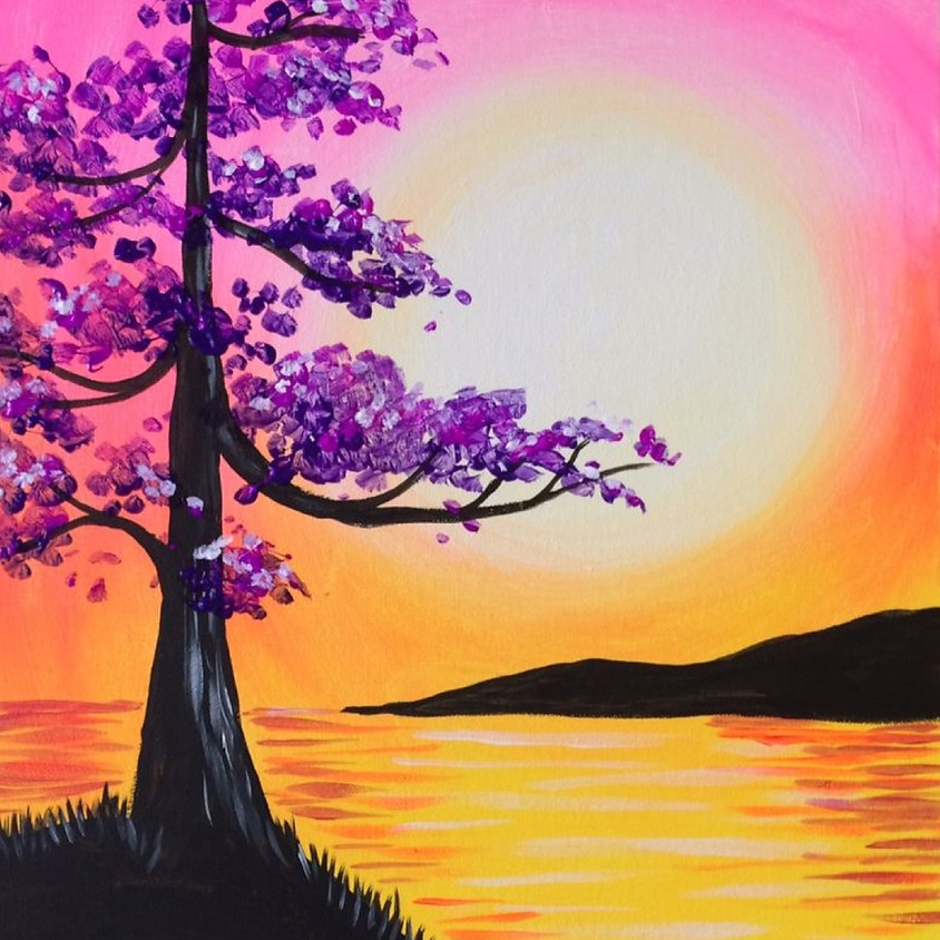 Sunset Scene Paint Party