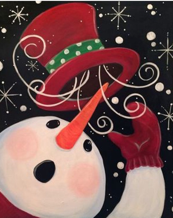 Snowman's Windy Day (12/14/19)