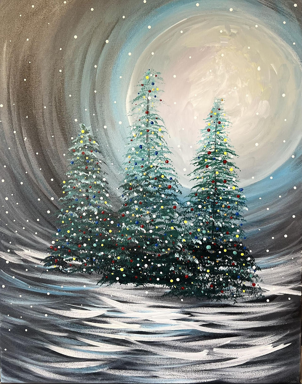 Cali's Trees Paint Night Party