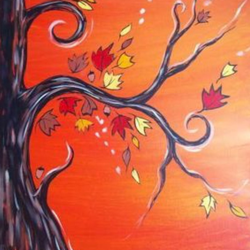 Paint Party! (AGES 8+): "Autumn Tree"