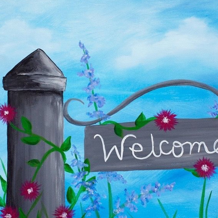 Paint Party! (AGES 21+): "Welcome"