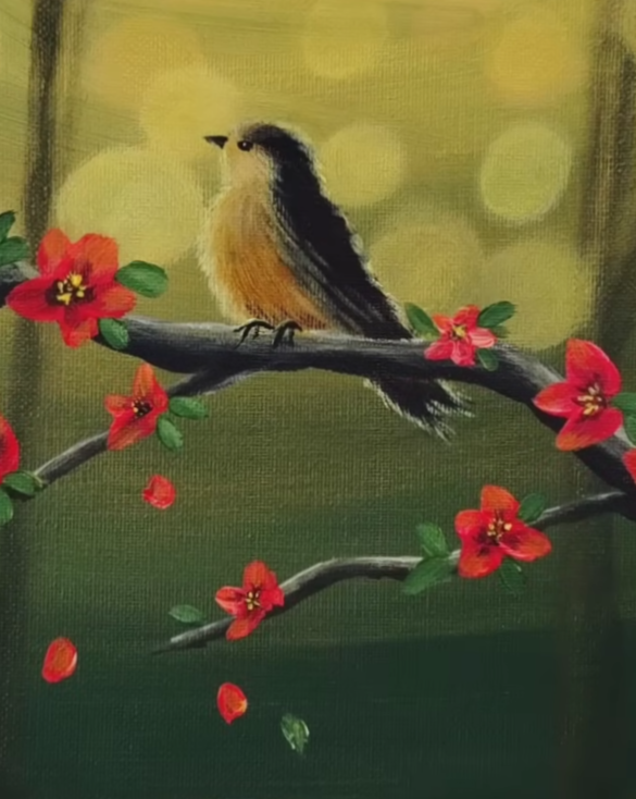 Bird and Blooms Paint Party